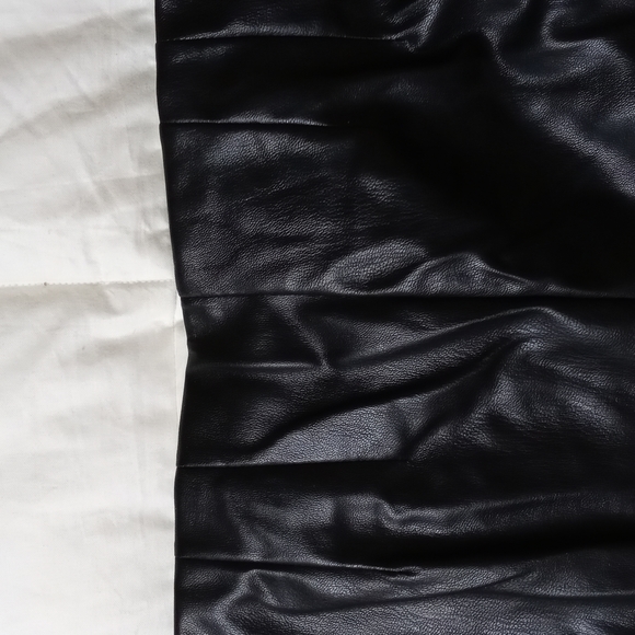 Black Faux Leather Leggings Zac & Rachel Medium - Picture 8 of 8